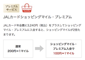 JALカードのJALマイル還元率のイメージ