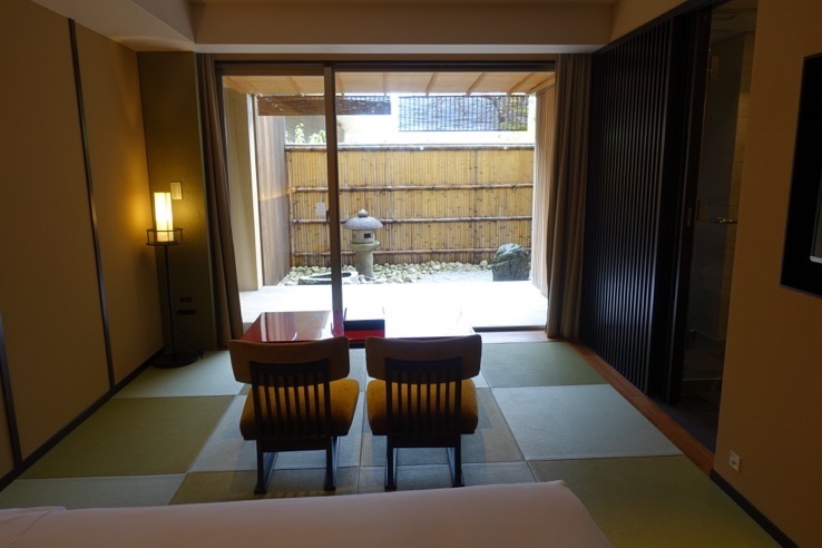 翠嵐ラグジュアリーコレクションホテル京都の客室（柚葉）：和室（全体像1）