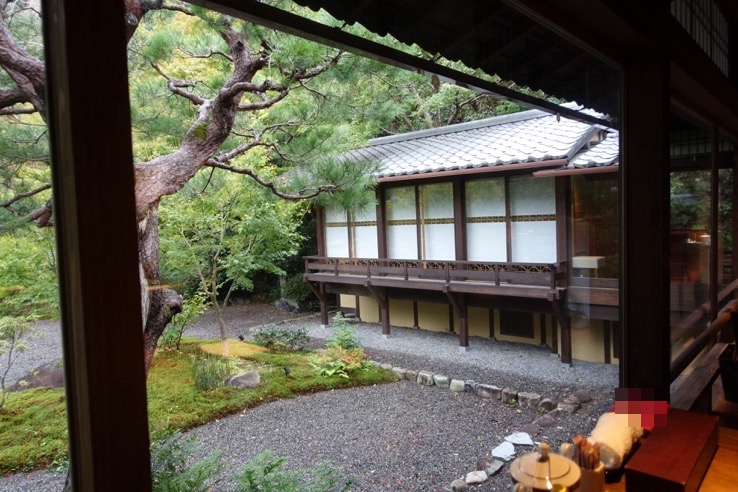 翠嵐 ラグジュアリーコレクションホテル京都の朝食：会場（京翠嵐）の眺望