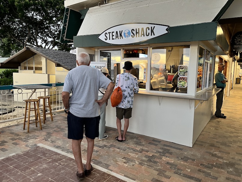 ステーキシャックのお店の外観