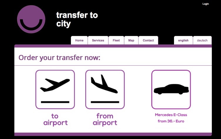 「transfer to city」の公式HP1