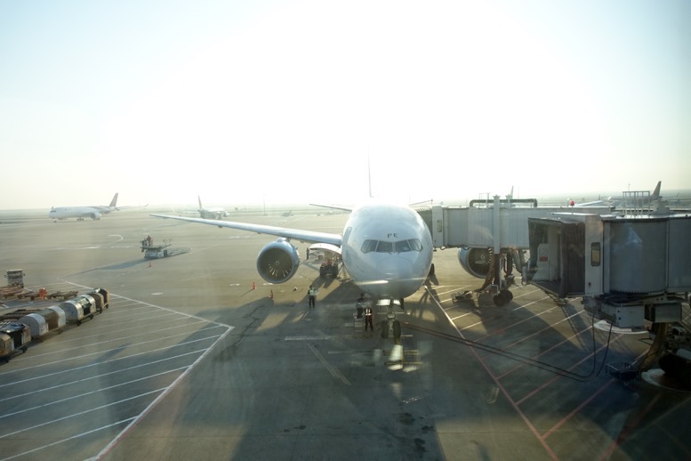 オーストリア航空の機体（B777-200ER）