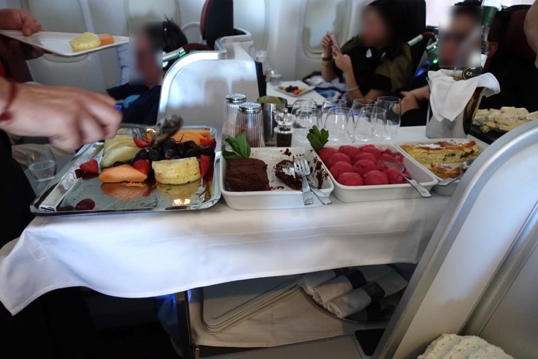 オーストリア航空「ビジネスクラス」の機内食（フード）8