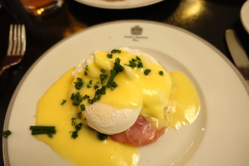 ブリストル ラウンジ：朝食ビュッフェの実食1