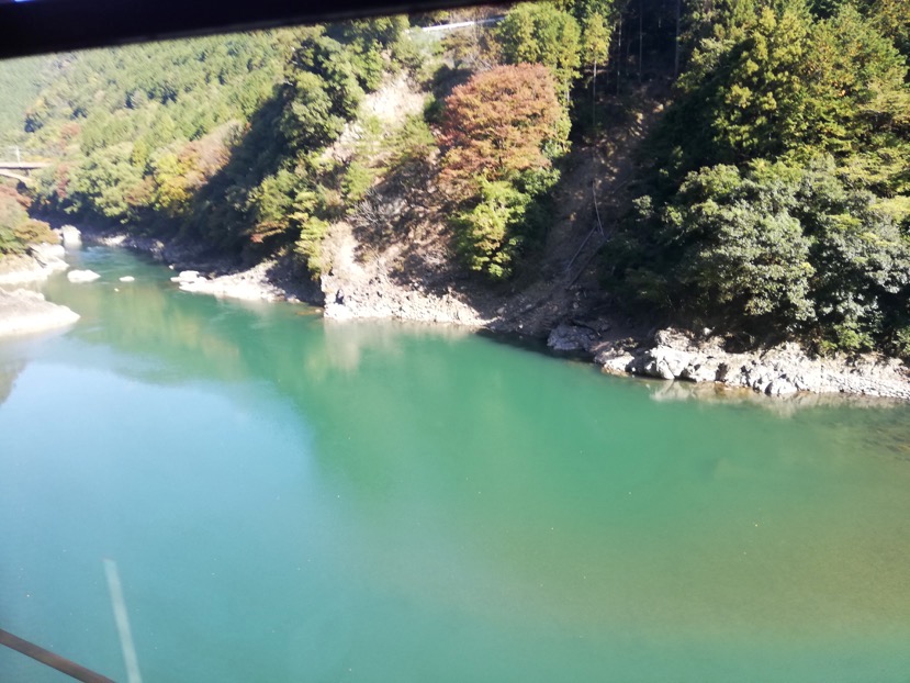 【嵐山】嵯峨野トロッコ列車：列車からの風景（6）
