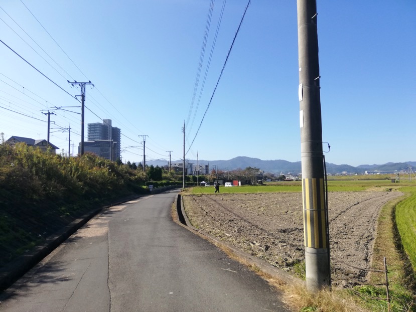 トロッコ亀岡駅からJR馬堀駅への移動：行程の風景（1）