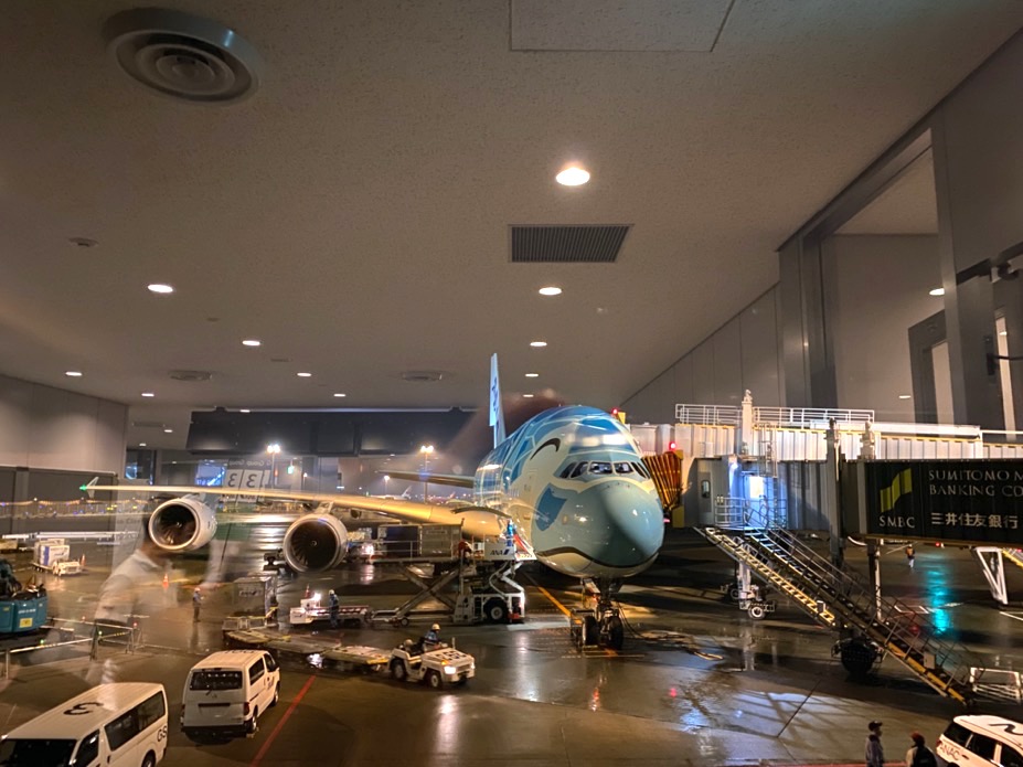 ANAファーストクラスの機体（A380）