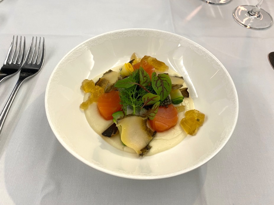 ANAファーストクラスの機内食（フード）：洋食（前菜）