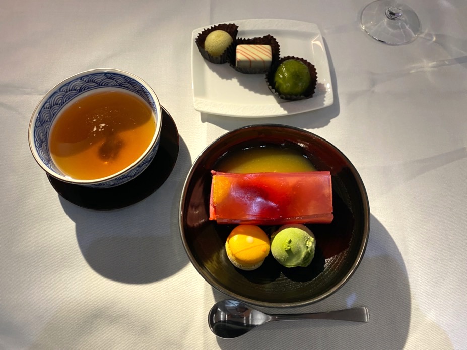 ANAファーストクラスの機内食（フード）：和食（甘味）