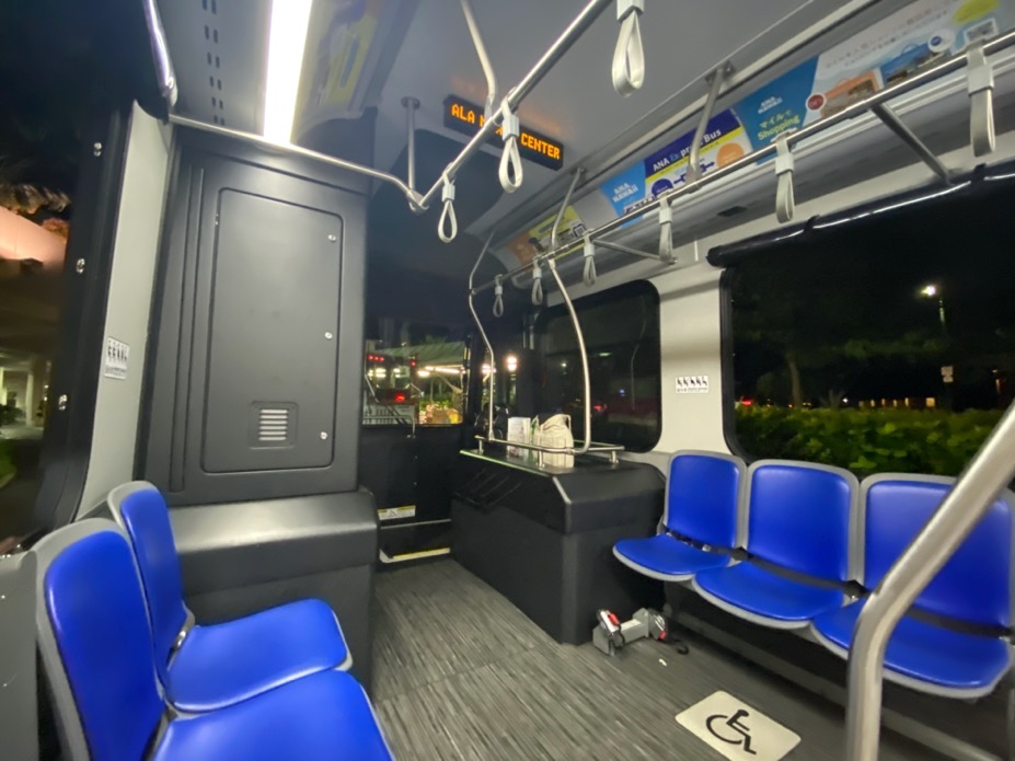 ANAエクスプレスバスの車内2（電気バス）