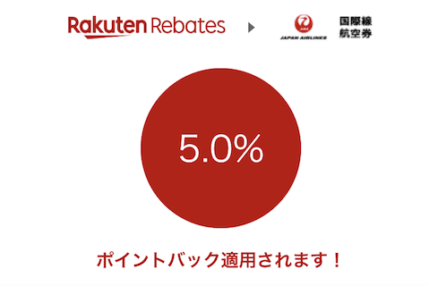 JAL国際線で5.0％のポイント還元