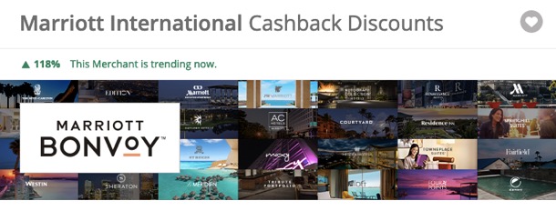 TopCashback「Marriott Bonvoy」の案件概要