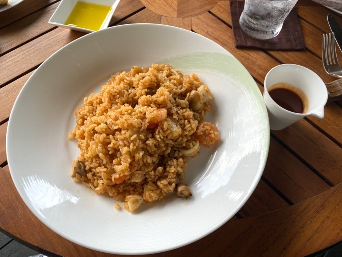 パレスホテル東京：ランチ（ピラフ）