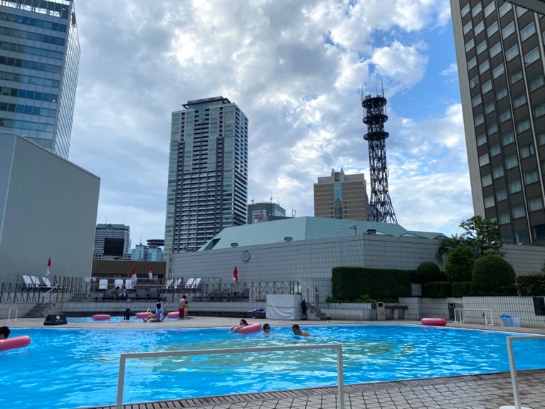 ANAインターコンチネンタルホテル東京：屋外プール