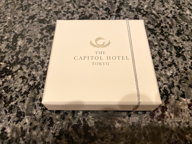 ザ・キャピトルホテル東急「客室」：チョコレート1