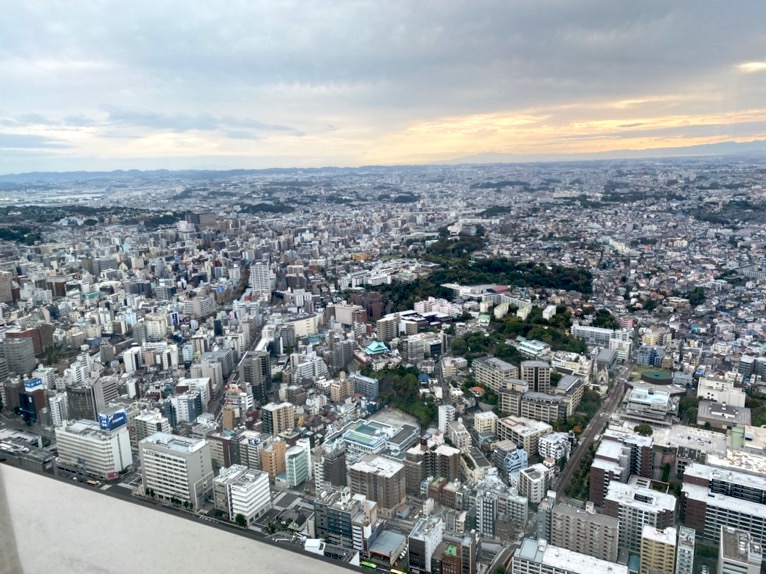 横浜ロイヤルパークホテルのクラブラウンジ：眺望