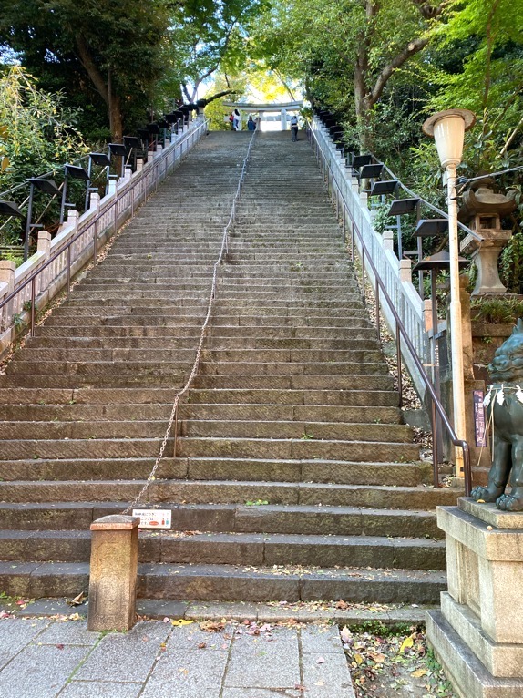 東京エディション虎ノ門「朝食後の散策」：愛宕神社（出世の階段1）