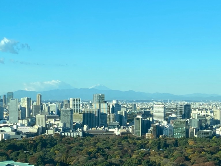 フォーシーズンズ東京大手町「客室」：眺望（富士山）