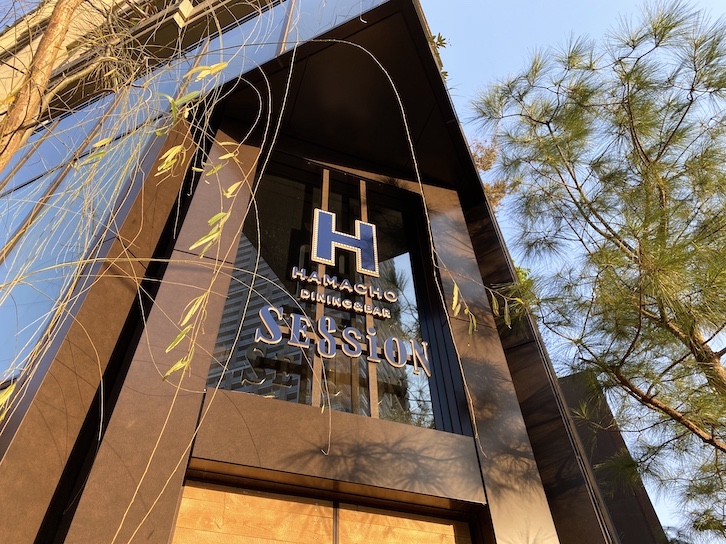 HAMACHO HOTEL（浜町ホテル）の外観：レストランのエントランス