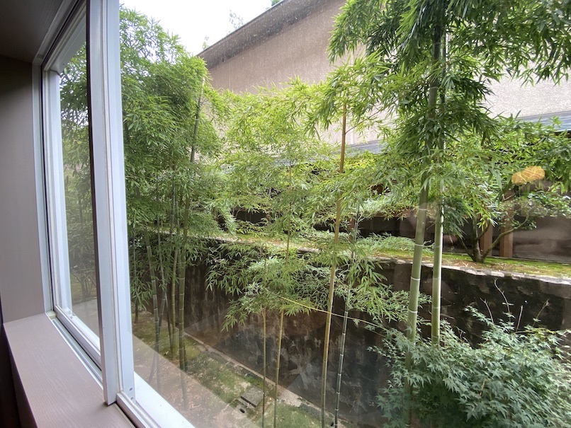 ウェスティン都ホテル京都の客室：眺望（ガーデンビュー2）