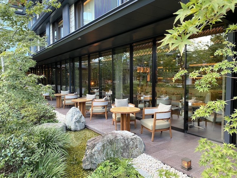 HOTEL THE MITSUI KYOTO（ホテルザ三井京都）：THE GARDEN BAR（ザガーデンバー）の外観