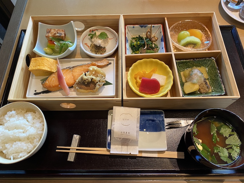 HOTEL THE MITSUI KYOTO（ホテルザ三井京都）の朝食：和食（全体像）