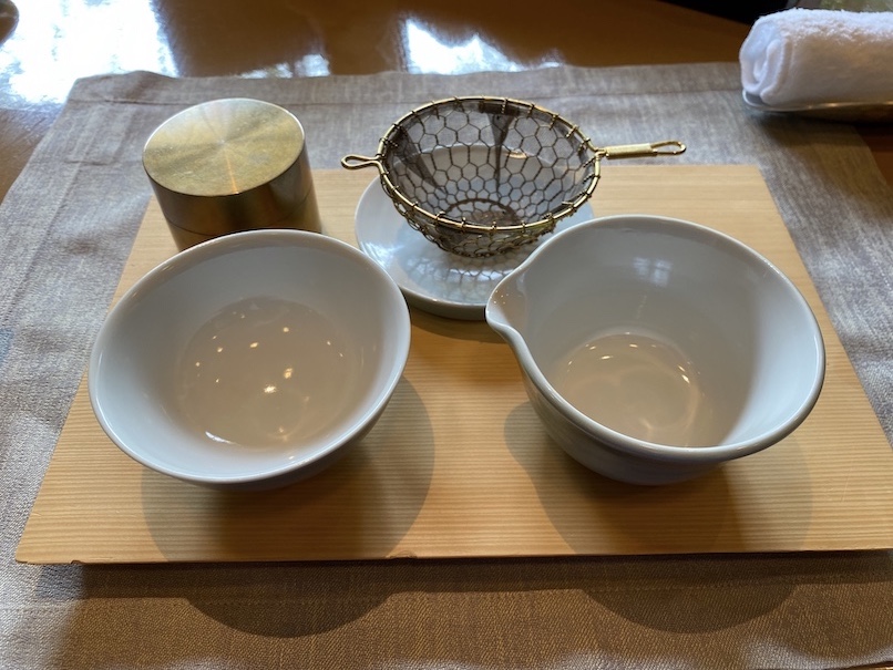 HOTEL THE MITSUI KYOTO（ホテルザ三井京都）のアフタヌーンティー：ウェルカムドリンク（玉露1）