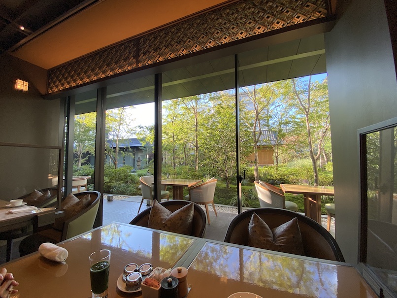 HOTEL THE MITSUI KYOTO（ホテルザ三井京都）：レストラン「FORNI」の内観（テーブル席）