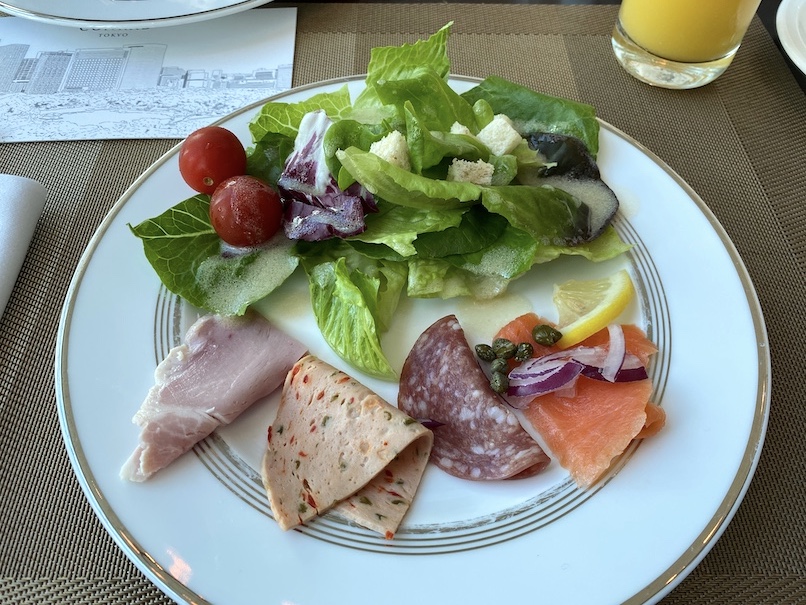 コンラッド東京の朝食：実食（前菜）