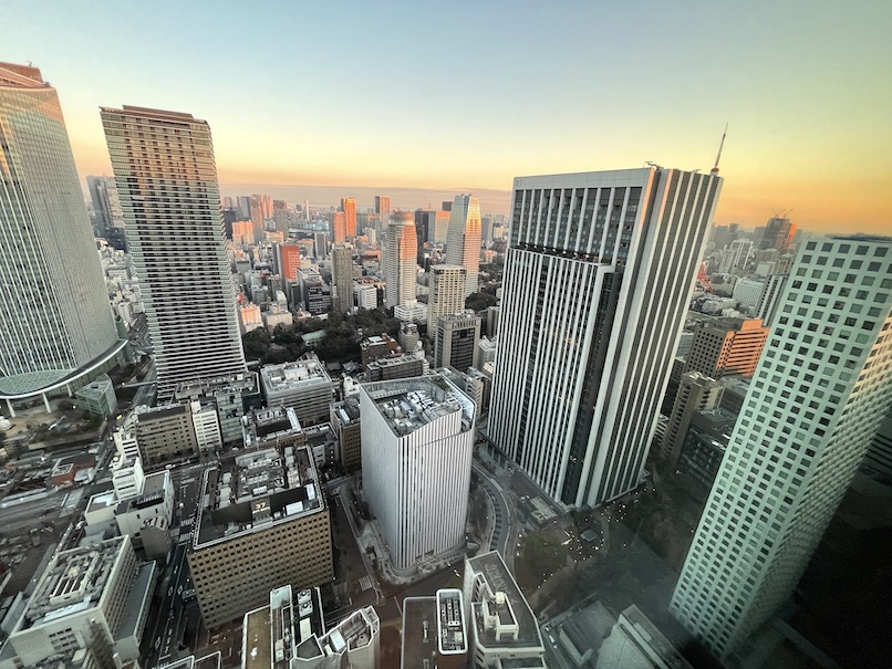 The Okura Tokyo（オークラ東京）の客室：眺望（昼間2）