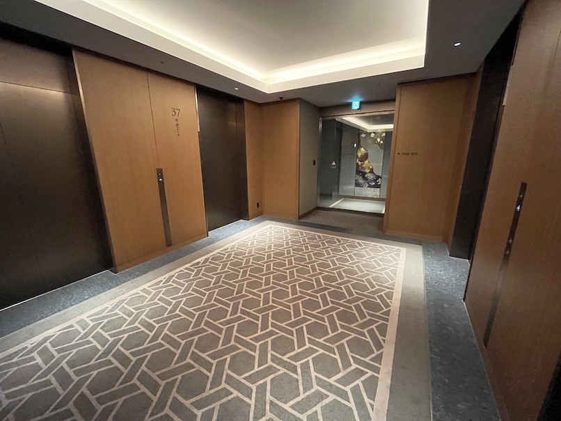 The Okura Tokyo（オークラ東京）：エレベーターホール