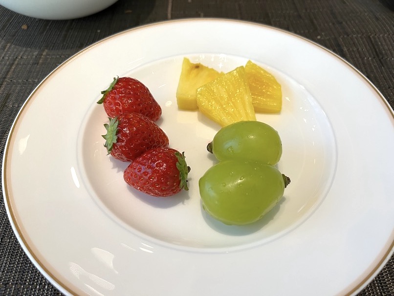The Okura Tokyo（オークラ東京）の朝食ビュッフェ：実食（フルーツ）