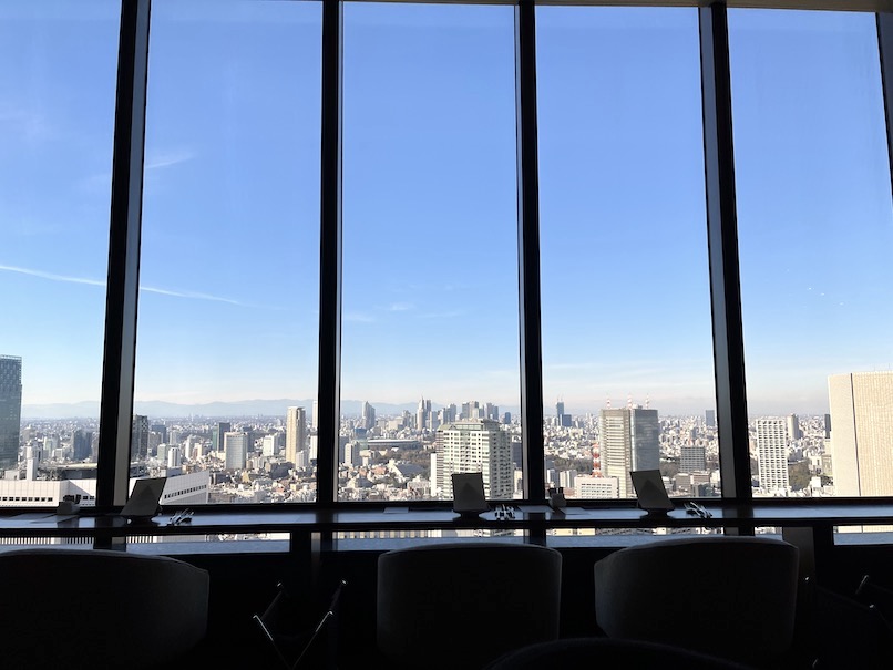 The Okura Tokyo（オークラ東京）のウェルカムドリンク：スターライト（眺望）