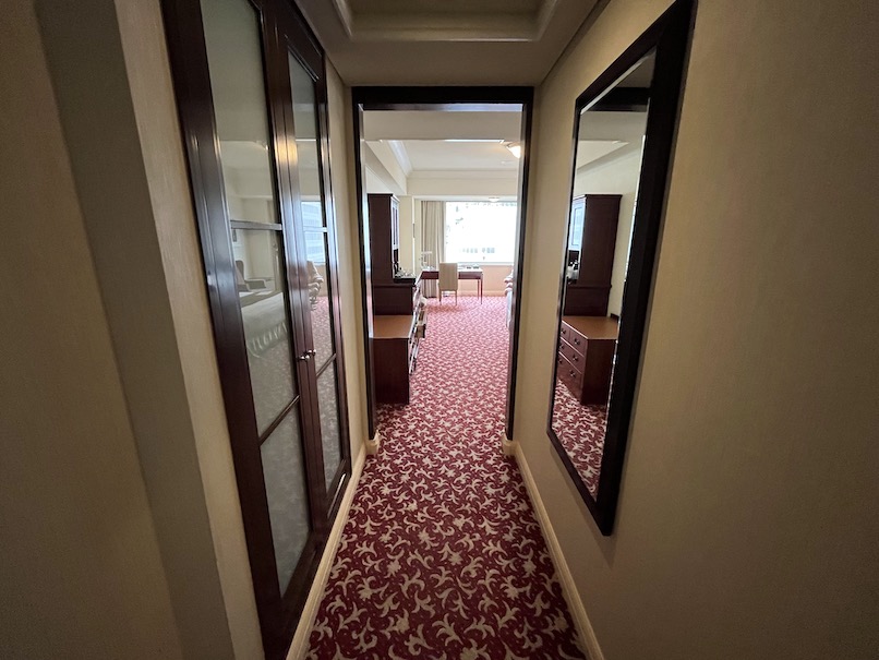 帝国ホテル東京の客室：廊下