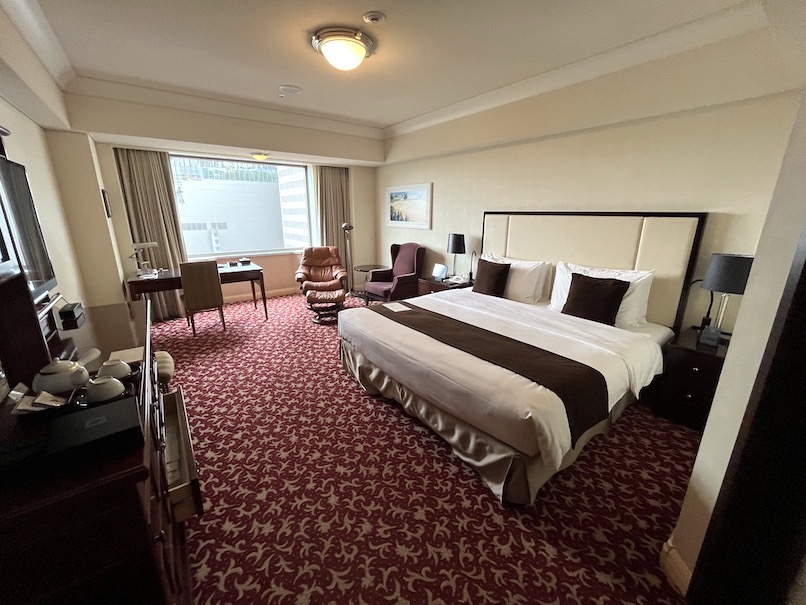 帝国ホテル東京の客室：寝室1（全体像）