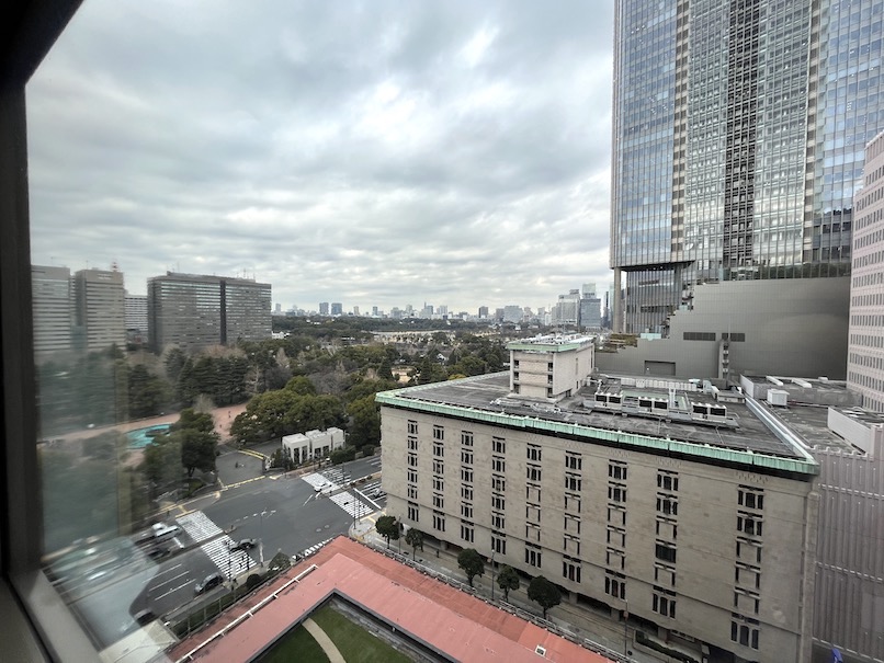 帝国ホテル東京の客室：眺望2（日比谷公園）