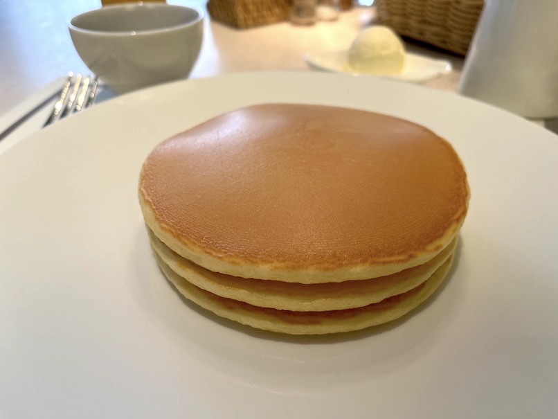 帝国ホテル東京の朝食：パンケーキ（拡大）