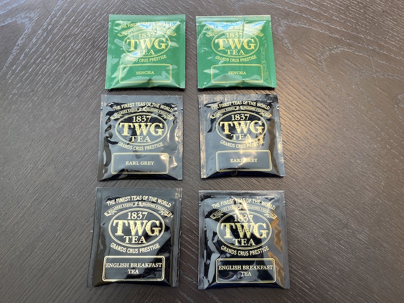 ザ・リッツ・カールトン日光の客室：紅茶（TWG）