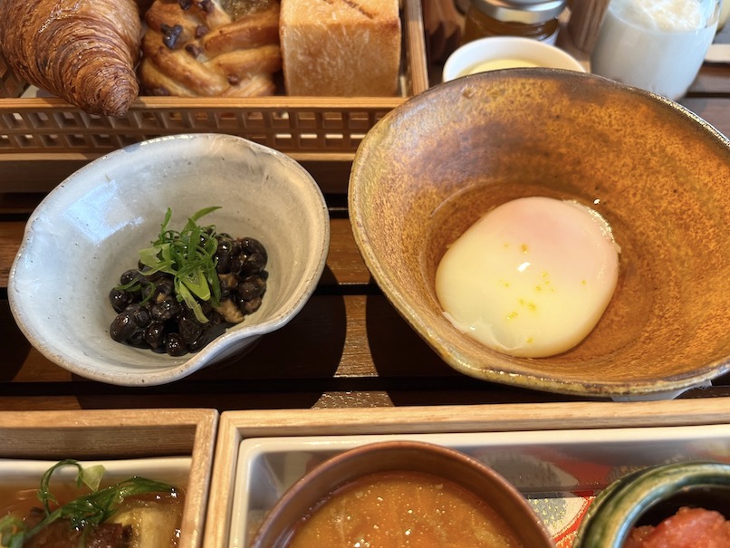 ザ・リッツ・カールトン日光の朝食：和朝食（豆・卵）