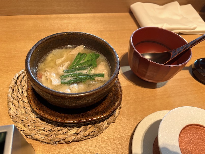 ふふ日光の朝食：豚汁