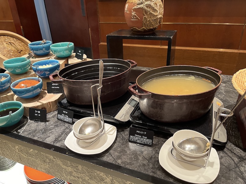 ヒルトン東京（新宿）の朝食ビュッフェ：フード（スープ）