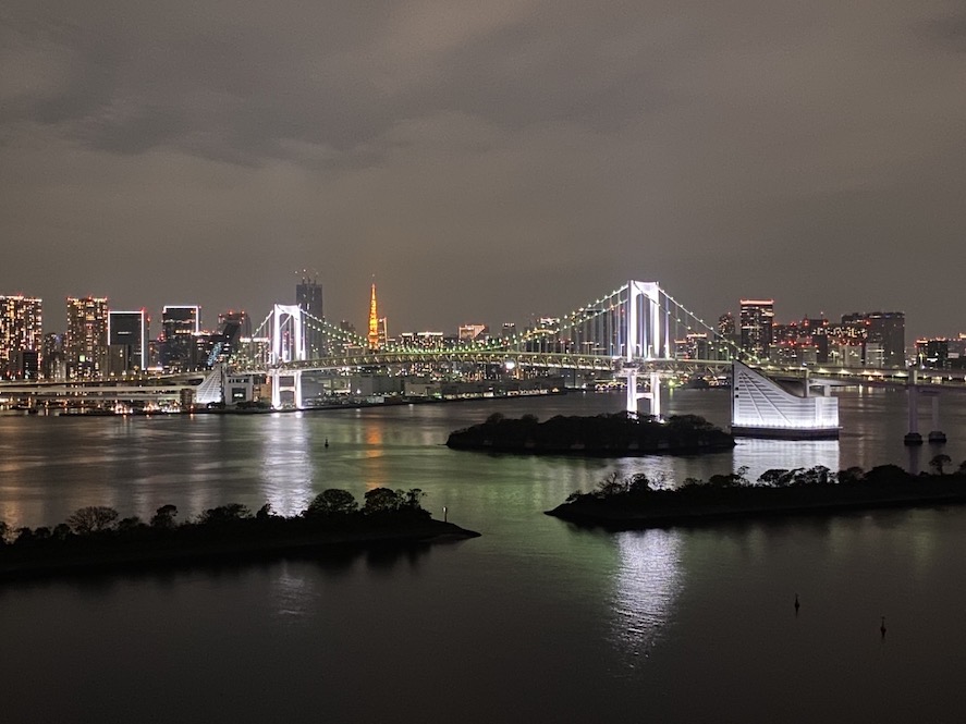 ヒルトン東京お台場の客室：眺望（夜景2）