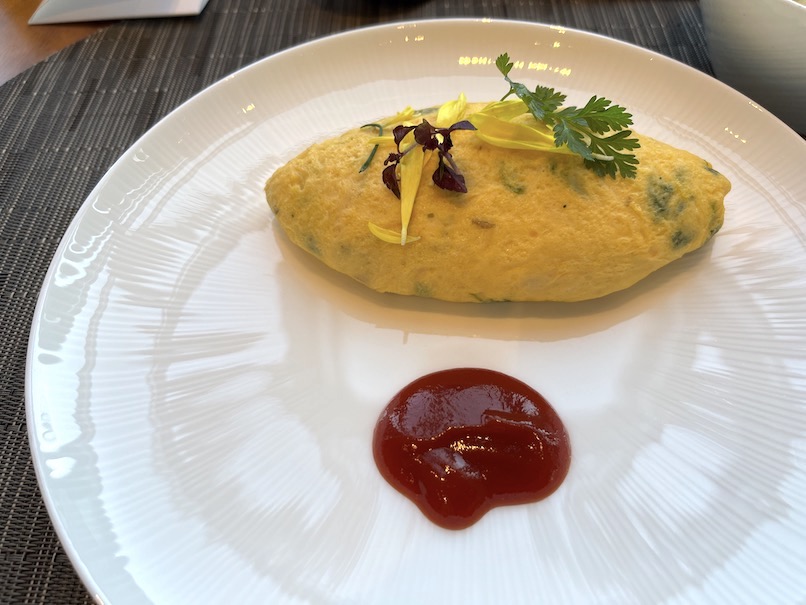 コンラッド大阪の朝食：実食（オムレツ）