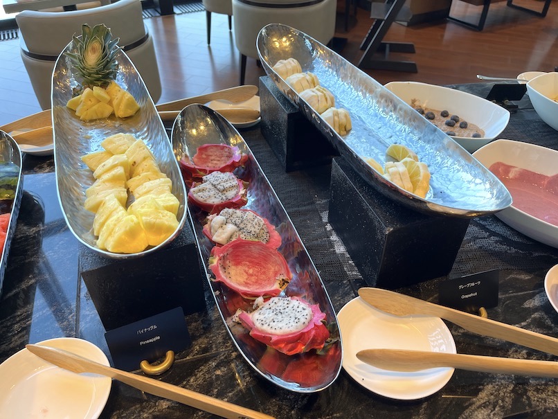 コンラッド大阪の朝食：ビュッフェのフード（フルーツ2）