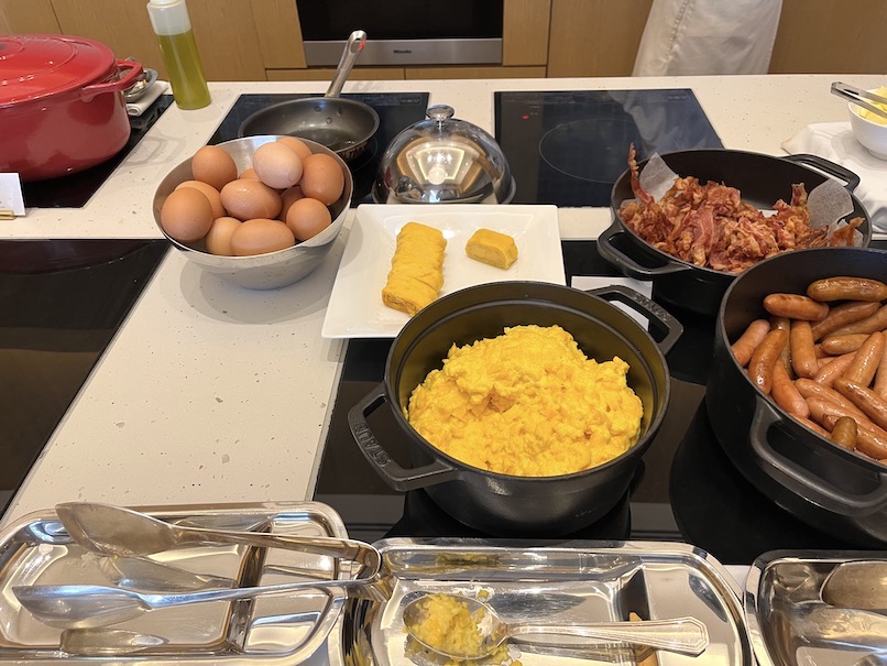 JWマリオット奈良の朝食：フードの品揃え（ホットミール2）