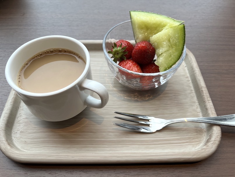 ラビスタ東京ベイの朝食：フルーツの様子