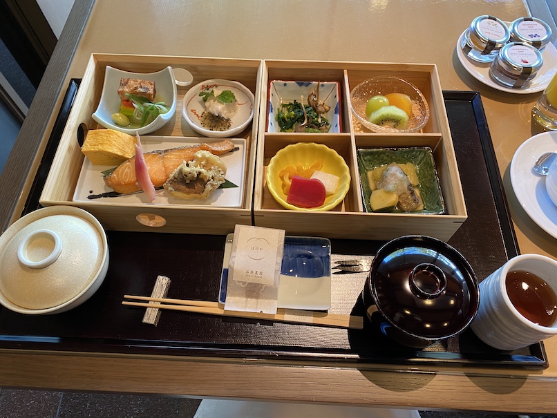 HOTEL THE MITSUI KYOTO（ホテルザ三井京都）の朝食（和食）