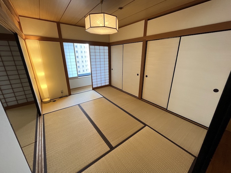 ヒルトン大阪の和室スイート：寝室（1）