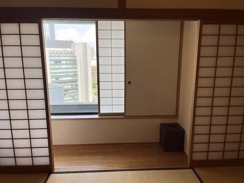 ヒルトン大阪の和室スイート：眺望（1）