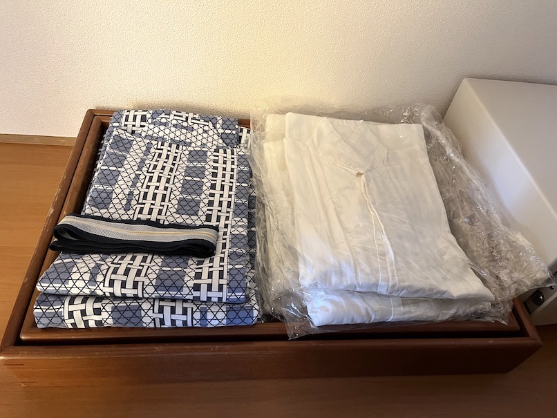 ヒルトン大阪の和室スイート：浴衣とパジャマ
